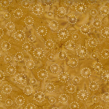 Load image into Gallery viewer, Felicity Batiks Stars Metallic Gold SKU 27311 184M