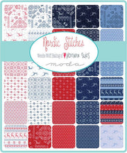 Load image into Gallery viewer, Nordic Stitches Winter Reindeer Red SKU 39712 15 Wenche Wolff Hatling - A House Full of Thread