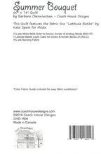 Load image into Gallery viewer, Summer Bouquet Quilt Pattern Coach House Designs - A House Full of Thread