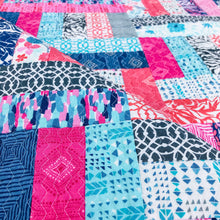 Load image into Gallery viewer, Pink and Blue Baby Quilt