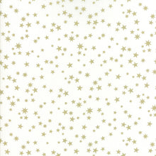 Load image into Gallery viewer, White Christmas Metallic Stars White SKU 1657 19M Zen Chic - A House Full of Thread