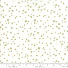 Load image into Gallery viewer, White Christmas Metallic Stars White SKU 1657 19M Zen Chic - A House Full of Thread