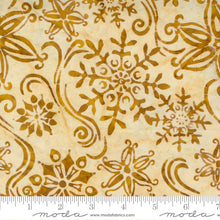 Load image into Gallery viewer, Felicity Batiks Snowflake Gold SKU 27311 130