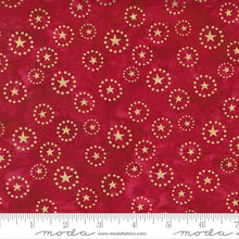 Load image into Gallery viewer, Felicity Batiks Stars Metallic Red SKU 27311 180M