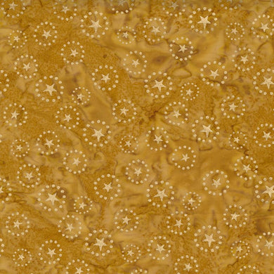 Felicity Batiks Stars Metallic Gold SKU 27311 184M