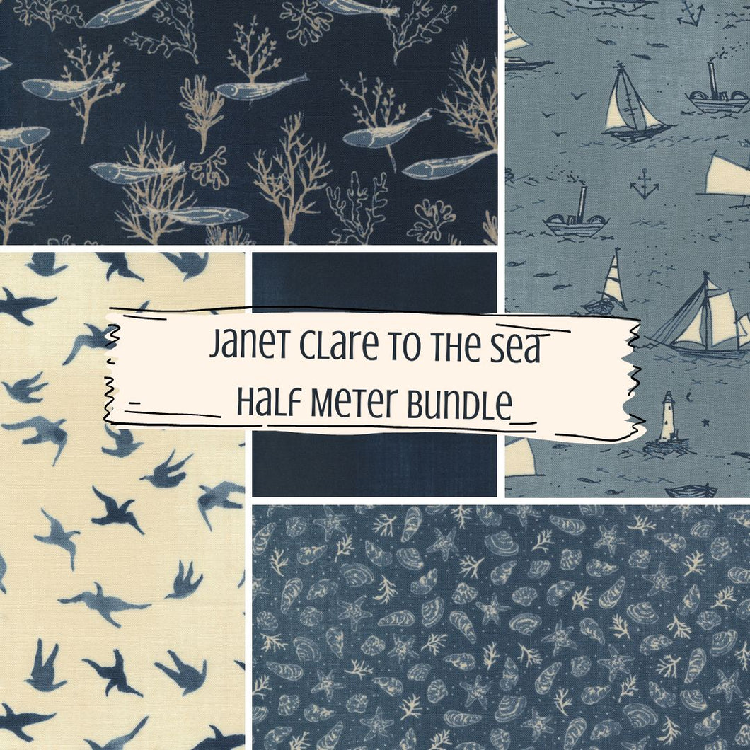 Janet Clare To The Sea Half Meter Bundle