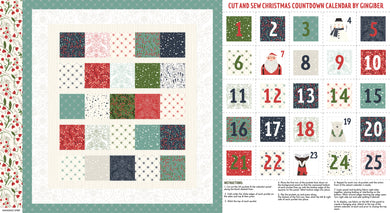 Merrymaking Cut and Sew Christmas Countdown Calendar Egg Nog SKU 48342 11M
