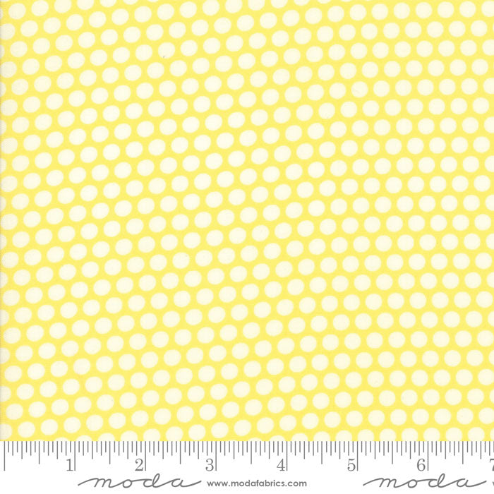 Bonnie & Camille Basics Bliss Dot Yellow SKU 55023 30 Bonnie and Camille - A House Full of Thread