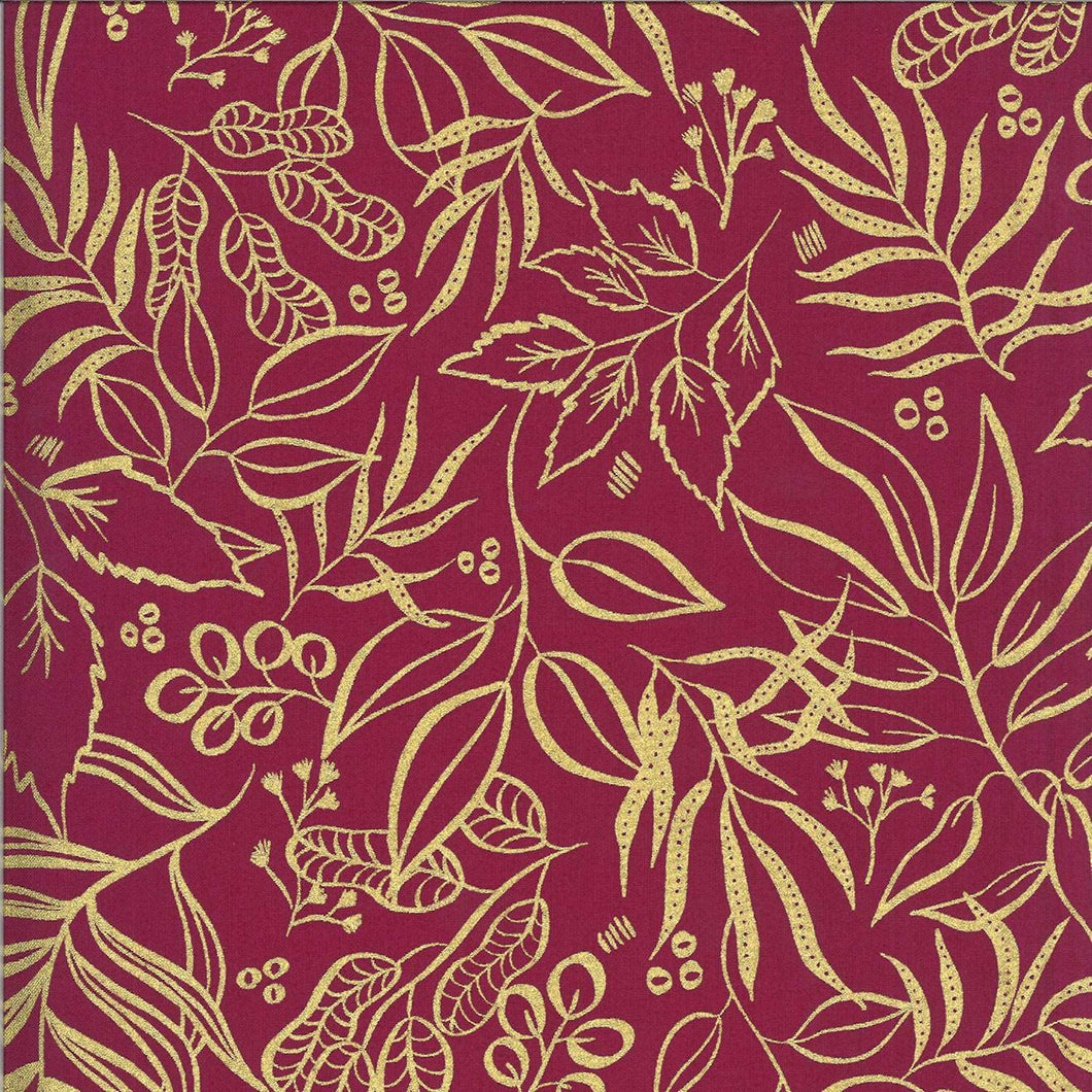 Moody Bloom Metallic Leaf It To Me Magenta SKU 8449 16M