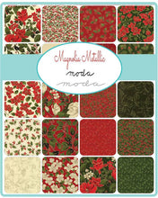 Load image into Gallery viewer, Magnolia Metallics Boughs Of Holly Evergreen SKU 33243 13M Moda - A House Full of Thread