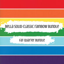 Load image into Gallery viewer, Bella Solid Classic Rainbow Fat Quarter Bundle