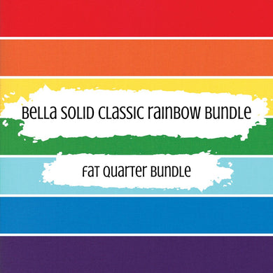 Bella Solid Classic Rainbow Fat Quarter Bundle