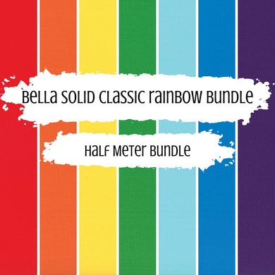 Bella Solid Classic Rainbow Half Meter Bundle