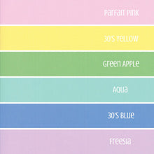 Load image into Gallery viewer, Bella Solid Pastel Rainbow Half Meter Bundle