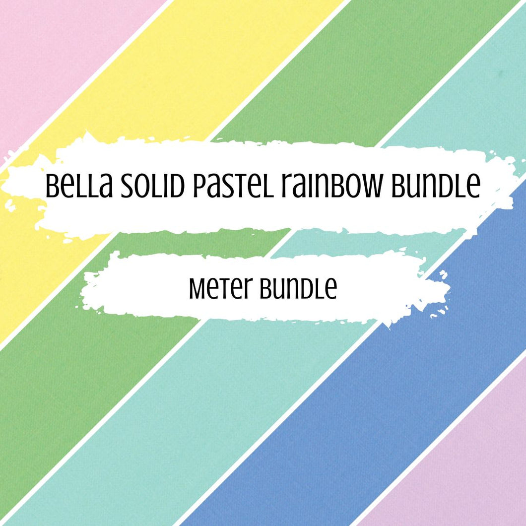 Bella Solid Pastel Rainbow Meter Bundle