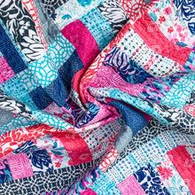 Load image into Gallery viewer, Pink and Blue Baby Quilt