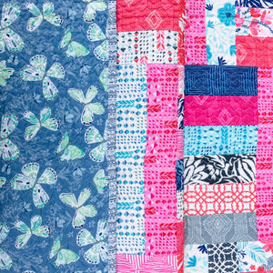 Pink and Blue Baby Quilt